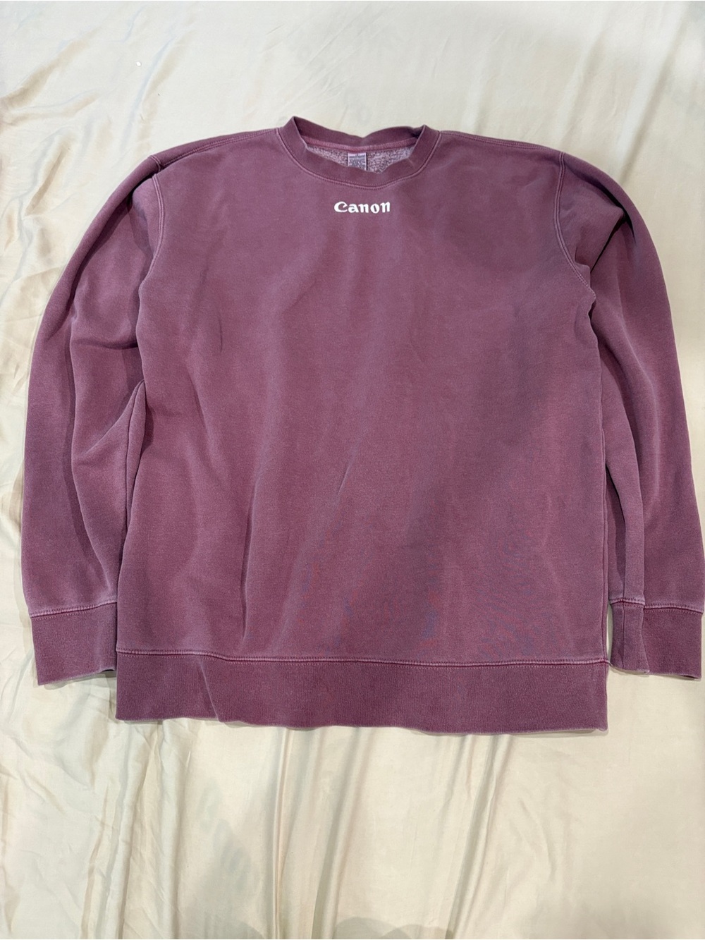 Independent Trading Company Canon Men's Crewneck Sweatshirt - Mauve Canon Emb